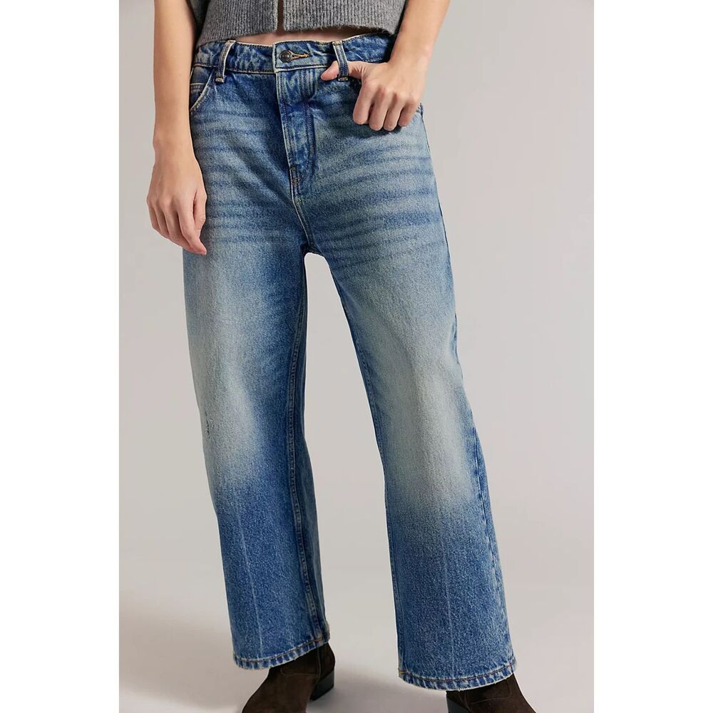 We The Free Deep Trance Dropped Boyfriend Jeans, From Beyond, Size 27 - Picture 3 of 13